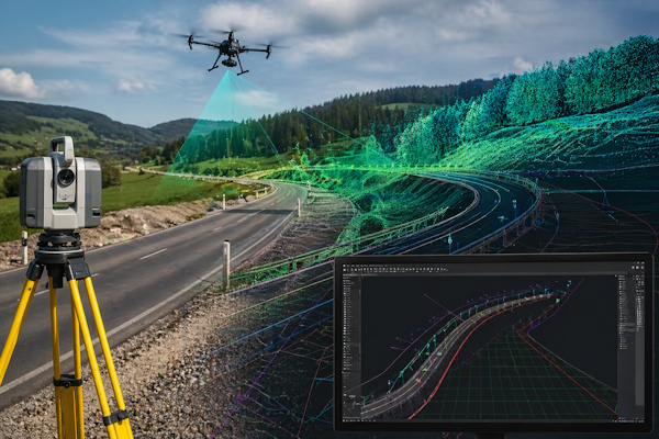 NVDB og FKB dokumentasjon utført med drone og landmåling som gir presise data for vei og infrastruktur i Steinkjer og Trøndelag